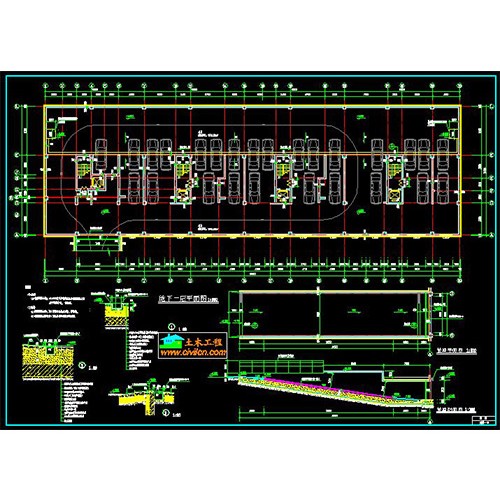 汉中车库平面图设计